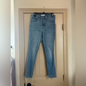 Madewell 10” skinny jeans high rise